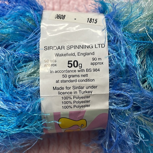 Vintage Sidar Funky Fur Magic Yarn - Picture 3 of 4